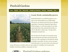 Tablet Screenshot of pineholdgardens.com